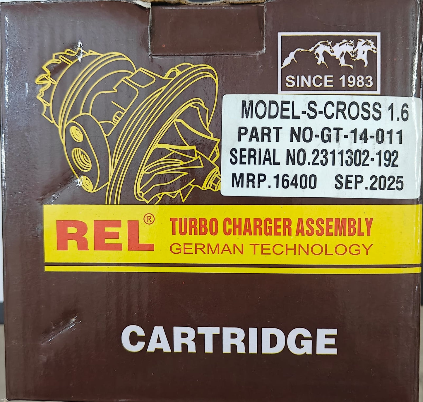 REL TurboCore Assembly for Maruti Nexa S-Cross 1.6 GT14-011